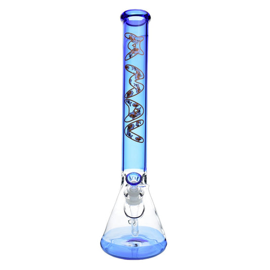 Ink Blue Koi 18" Full Color Beaker Bong