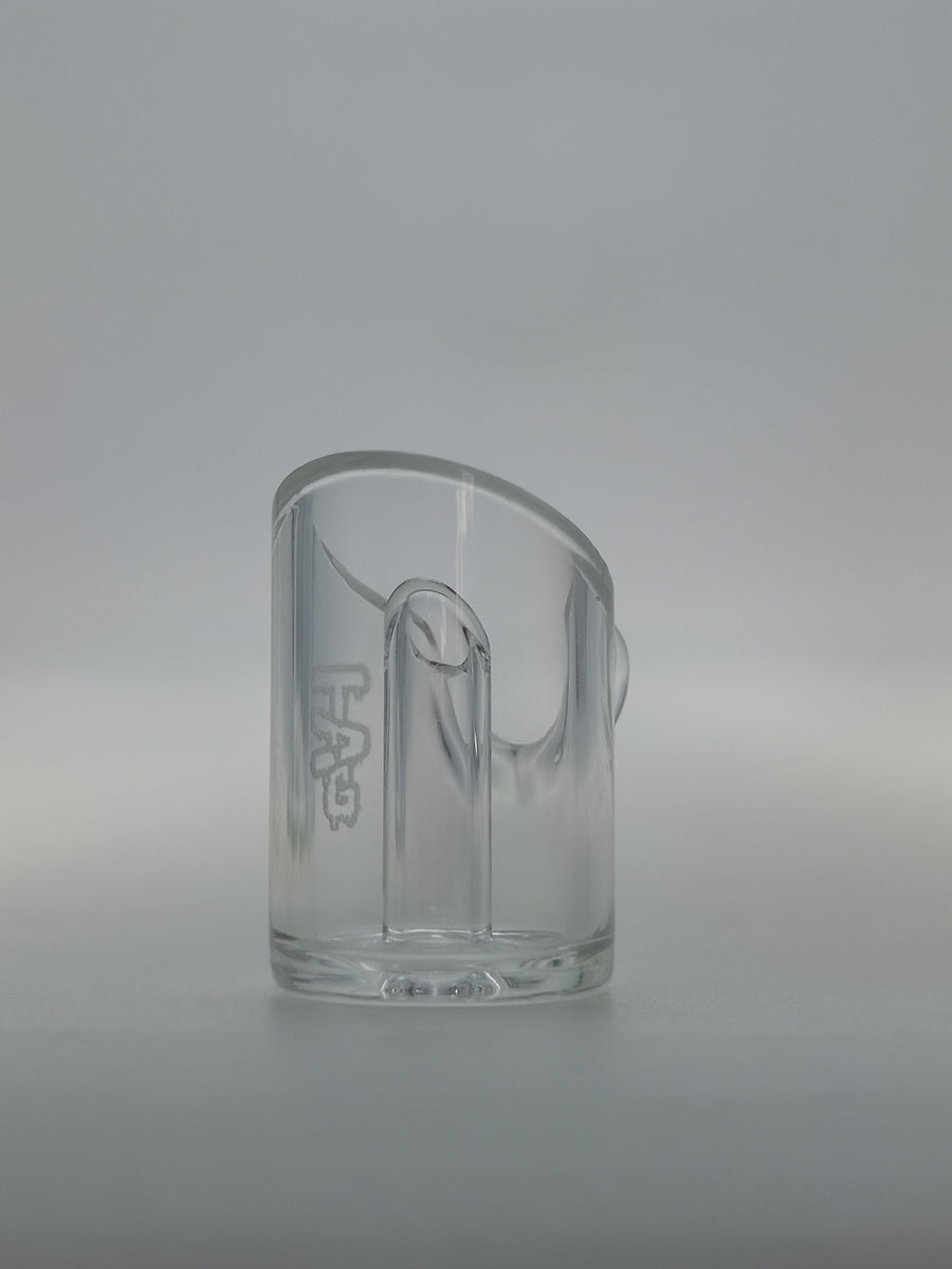 TAG - Angle Cut Quartz Banger OFZ Carb Cap (Fits 16MM Angle Cut Buckets)