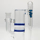 TAG - 8.25" Double Honeycomb Ash Catcher w/ Recycling E.C. 50x5MM (18MM Male to 18MM Female)