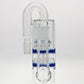 TAG - 8.25" Double Honeycomb Ash Catcher w/ Recycling E.C. 50x5MM (18MM Male to 18MM Female)