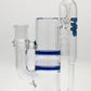 TAG - 8.25" Double Honeycomb Ash Catcher w/ Recycling E.C. 50x5MM (18MM Male to 18MM Female)