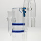 TAG - 8.25" Double Honeycomb Ash Catcher w/ Recycling E.C. 50x5MM (18MM Male to 18MM Female)