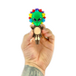 4" AFM Alien Silicone Glass Screen Hand Pipe