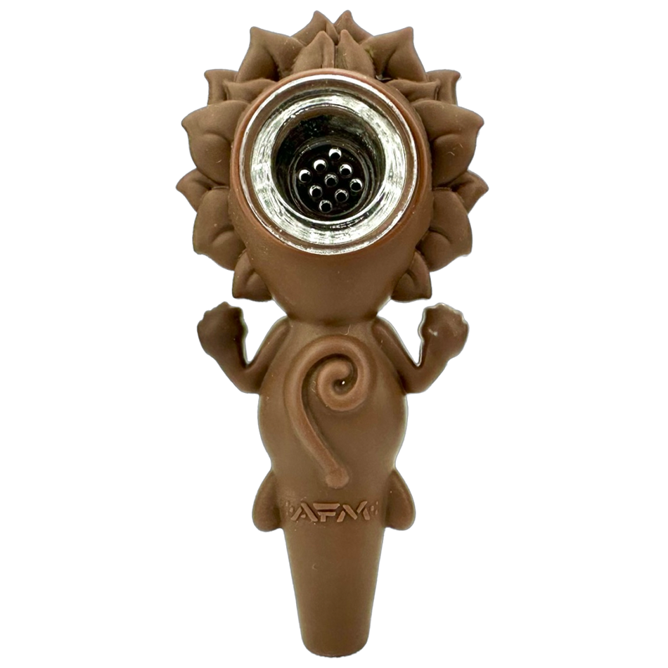 4" AFM Alien Silicone Glass Screen Hand Pipe