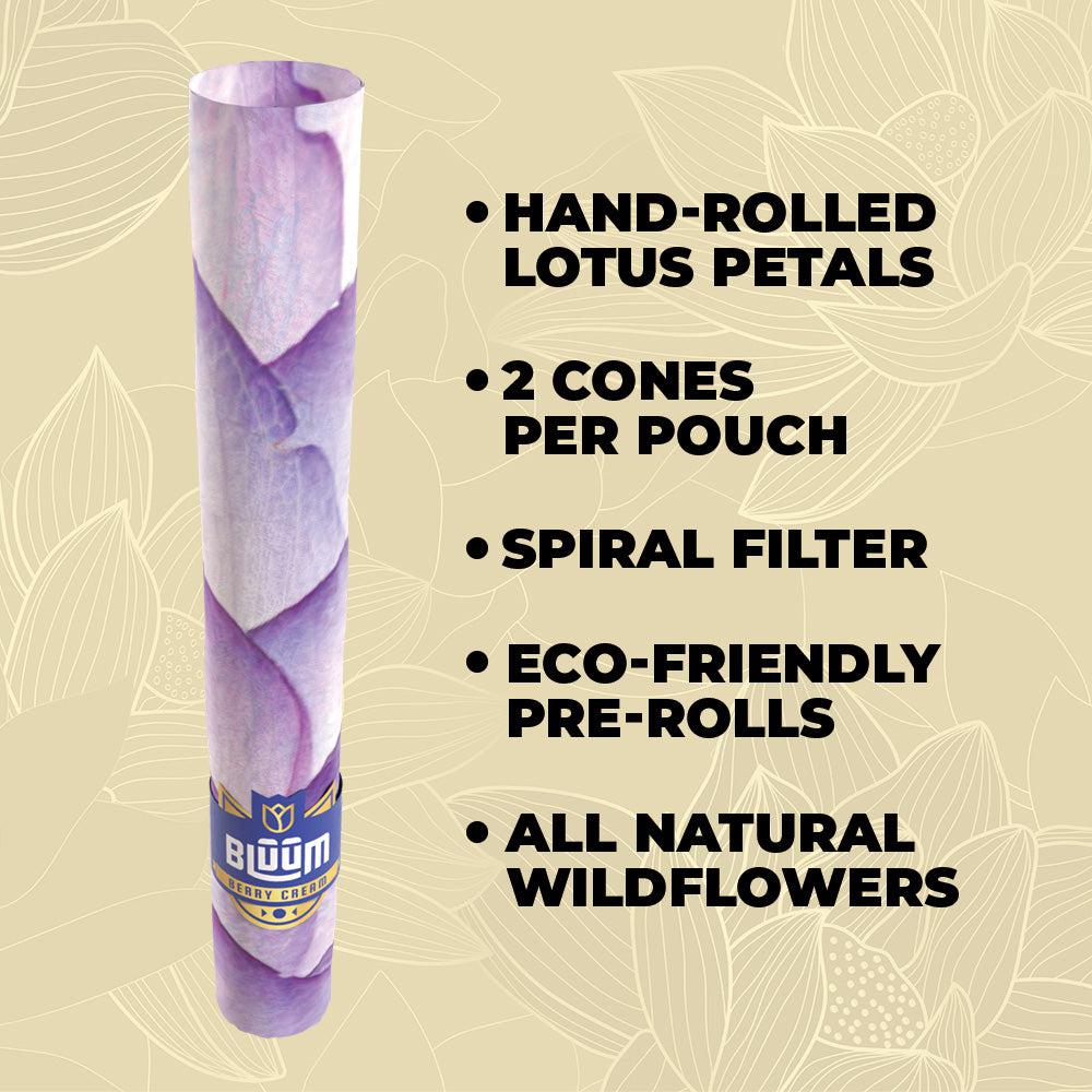 Bluum Wild Flower Rolls - Rose and Lotus - Mixed Flavor Bundle - 2pk - 3ct