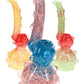 Thick Frit Sherlock Bubbler “Marble Maven” – 9″ – Assorted Colors