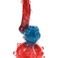Thick Frit Sherlock Bubbler “Marble Maven” – 9″ – Assorted Colors