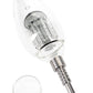 Glass Light Bulb Dab Straw “Filament Flow” – Tree Perc – 8″