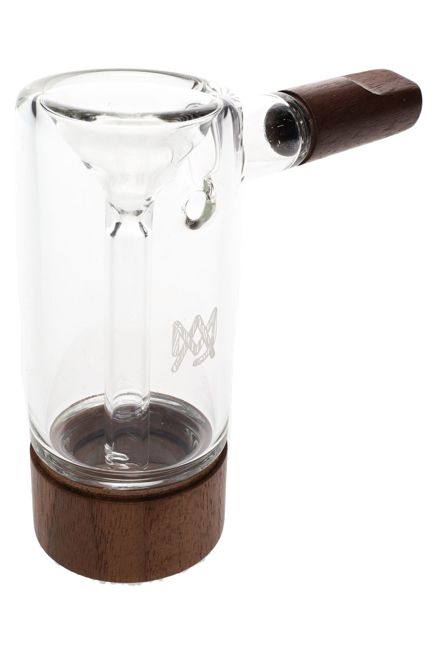 MJ Arsenal Steamboat Glass Bubbler – Alpine Collection – Wood Accents
