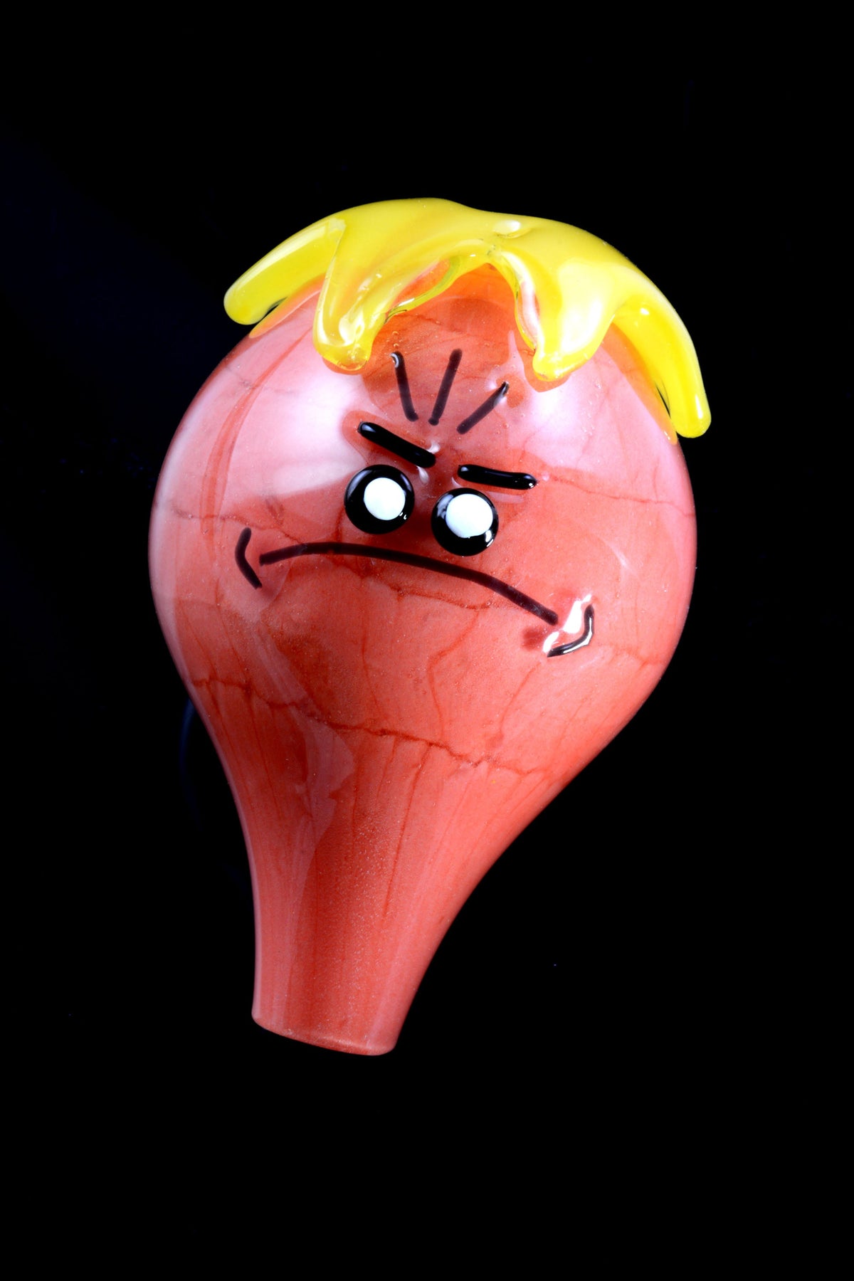 Empire Glassworks “Red Twins” Bubble Cap – US-Made