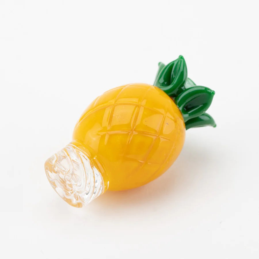 Glass Pineapple Spinner Cap “Tiki Twister” – US-Made
