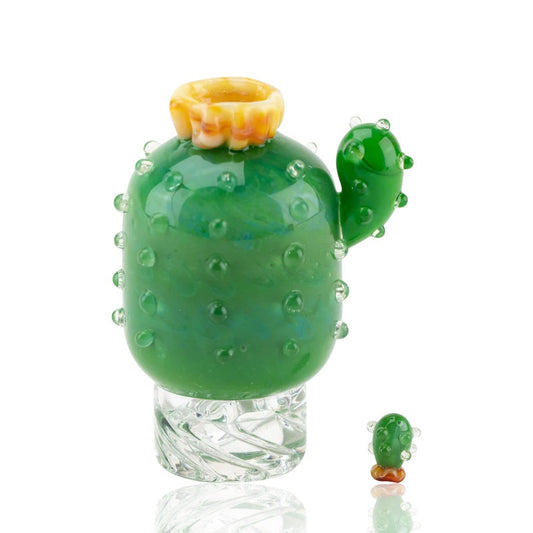 Empire Glassworks Cactus Spinner Cap + Cactus Banger Bead – 2″ – US-Made