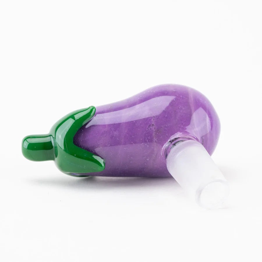 Empire Glassworks Eggplant Bong Bowl – 14.5 mm Male – US-Made
