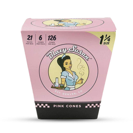 Blazy Susan 1 1/4 Pink Cones