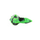 Ooze Bowser Silicone Pipe / Loose / Black & Green