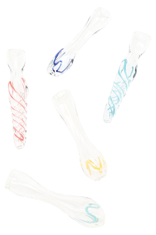 Color Changing Glass Chillum “Heat Shift” – Small – Assorted Colors
