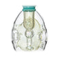 Calibear Oval Sphere Glass Dab Rig W/ Opal Triseed Perc