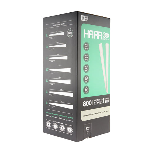 Hara Supply Paper Cones - King Size - 800pc