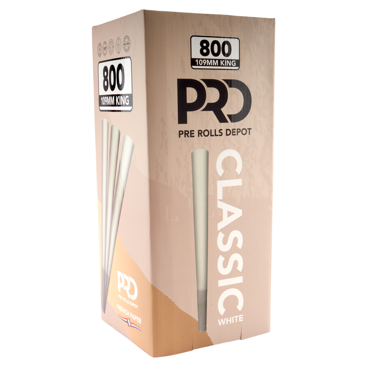 Pre Rolls Depot Paper Cones - King Size - 800pc