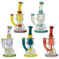 Calibear Curvy Torus Incycler Dab Rig | 8" Borosilicate Glass Rig with Torus Chamber
