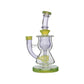 Calibear Curvy Torus Incycler Dab Rig | 8" Borosilicate Glass Rig with Torus Chamber