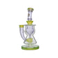 Calibear Curvy Torus Incycler Dab Rig | 8" Borosilicate Glass Rig with Torus Chamber