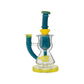 Calibear Curvy Torus Incycler Dab Rig | 8" Borosilicate Glass Rig with Torus Chamber