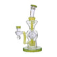 Calibear Premium EXO 8" Recycler w/ Encased Opal & Seed of Life Perc