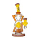 Calibear Premium EXO 8" Recycler w/ Encased Opal & Seed of Life Perc