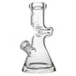 Calibear 9mm Zong Bong Beaker Glass Water Pipe | Heavy Duty Z-Curve Bong