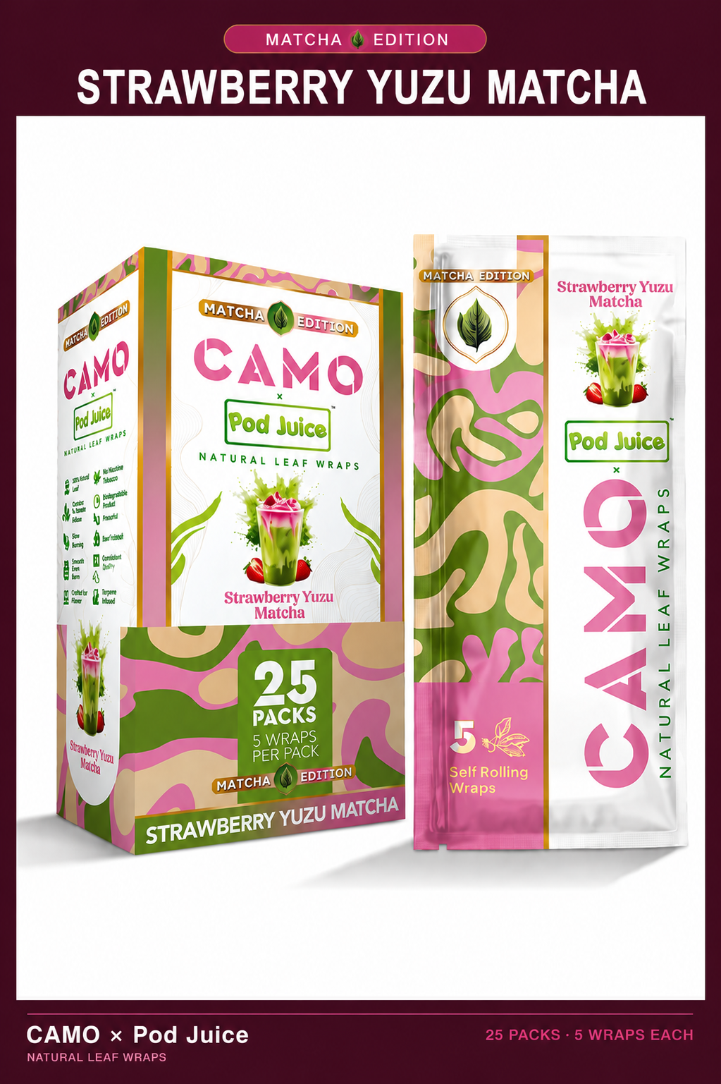 CAMO New MATCHA 2026 Flavors