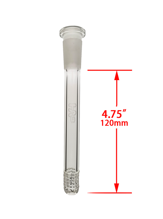 TAG - 18/14MM 6 Row x 3 (54 Hole) Open End Gridded Super Slit Downstem (5.50")