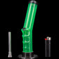 JM Enterprises 9-12" Acrylic Angled Straight Tube Bong - Multiple Colors