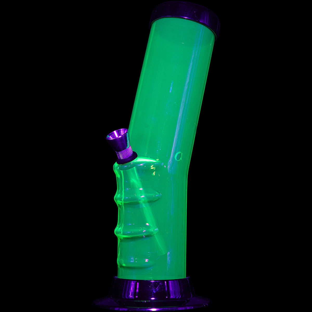 JM Enterprises 9-12" Acrylic Bent Neck Bong - Multiple Colors