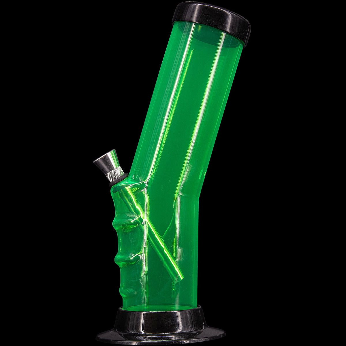 JM Enterprises 9-12" Acrylic Bent Neck Bong - Multiple Colors