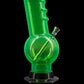 JM Enterprises 9-12" Acrylic Bent Neck Bubble Base Bong - Multiple Colors