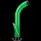 JM Enterprises 10'' Acrylic Curved Tube Bong - Multiple Colors