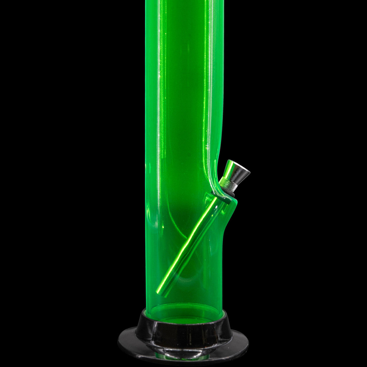JM Enterprises 6-9-12-15" Acrylic Straight Tube Basic Bong - Multiple Colors