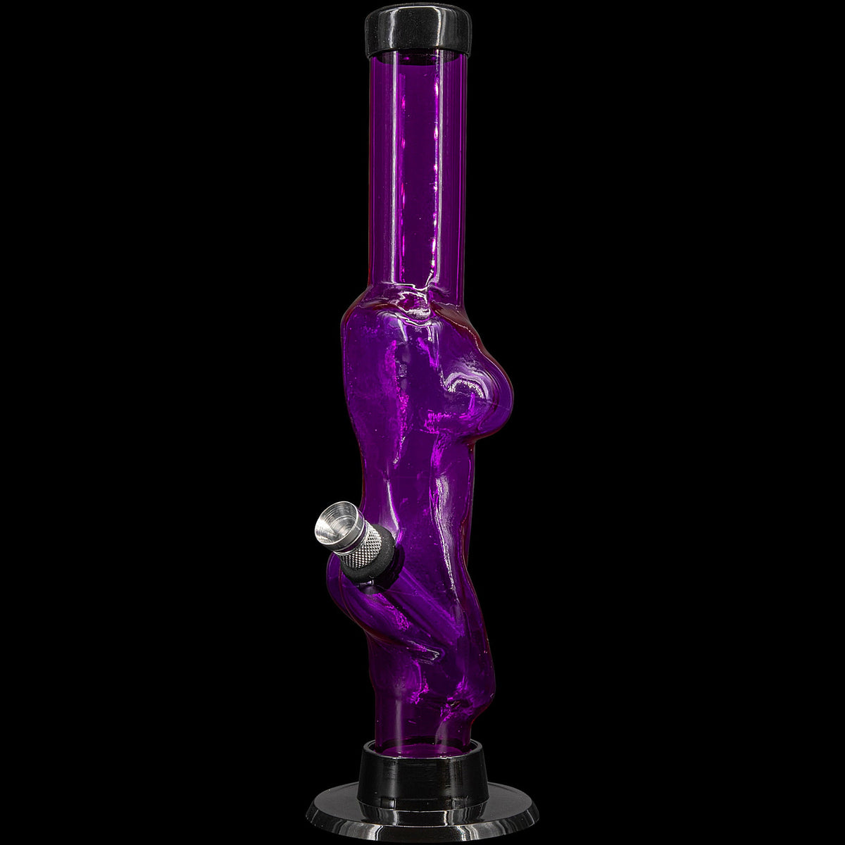 JM Enterprises 8" Acrylic Lady Contour Bong - Multiple Colors