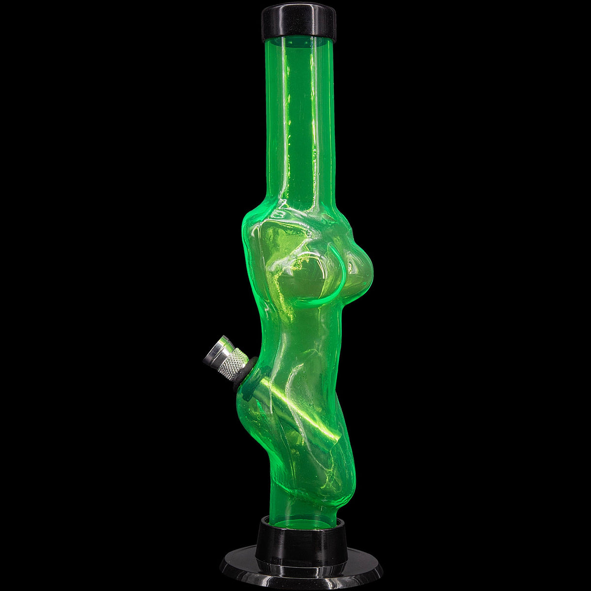 JM Enterprises 8" Acrylic Lady Contour Bong - Multiple Colors
