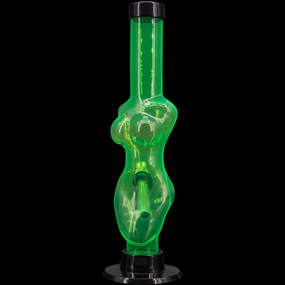 JM Enterprises 8" Acrylic Lady Contour Bong - Multiple Colors
