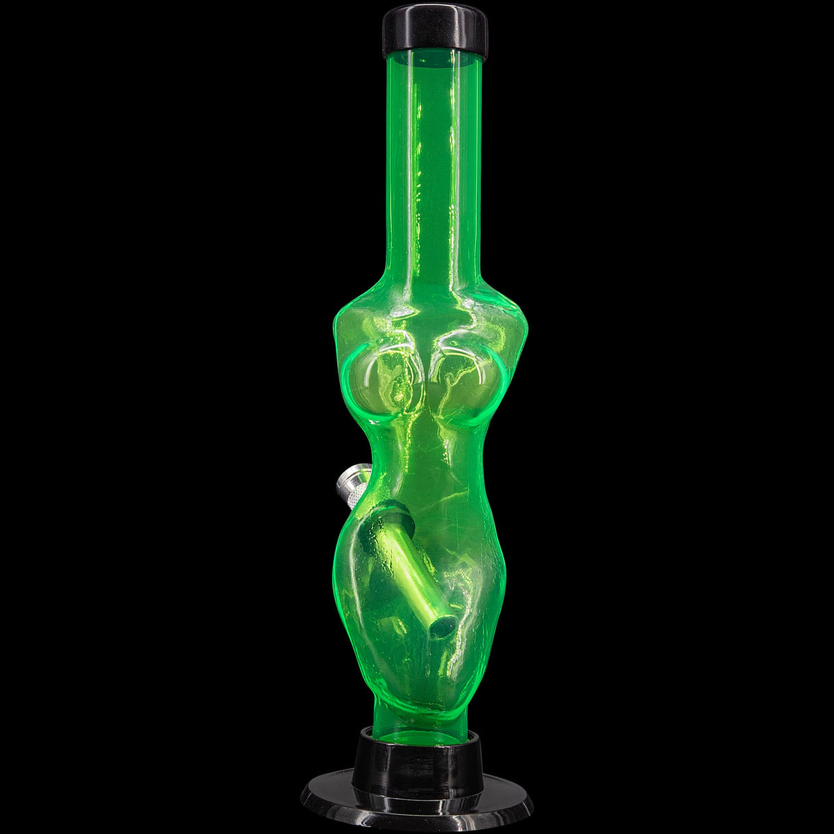 JM Enterprises 8" Acrylic Lady Contour Bong - Multiple Colors