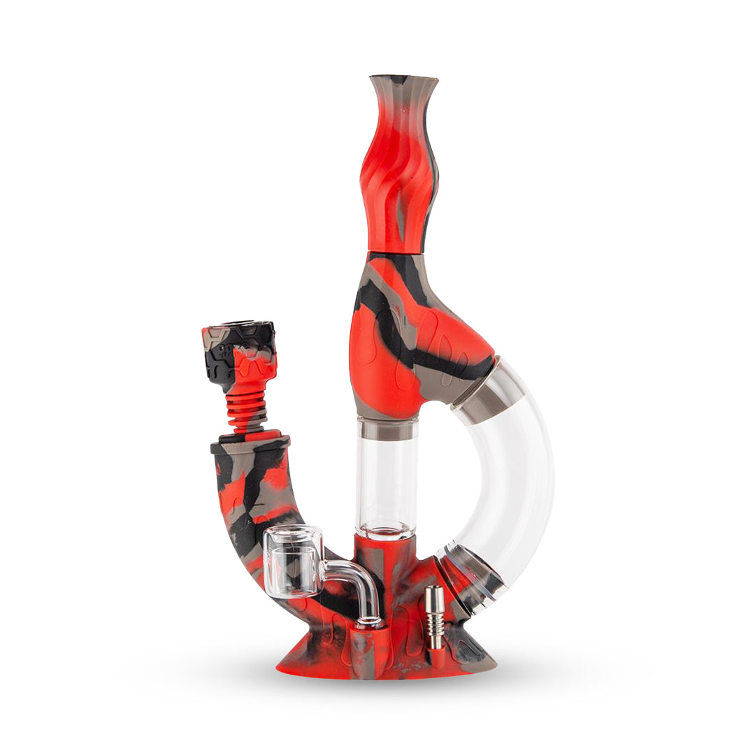 Ooze Echo Silicone Water Pipe & Nectar Collector - After Midnight