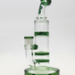 TAG - 9.5" Bent Neck Double Honeycomb with Spinning Splashguard 44x4MM (14MM Female)