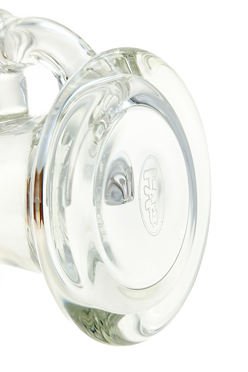 TAG - 6.5" Bent Neck Downward Super Slit Single Showerhead w/ Bellow Base 50x5MM (14MM Female)