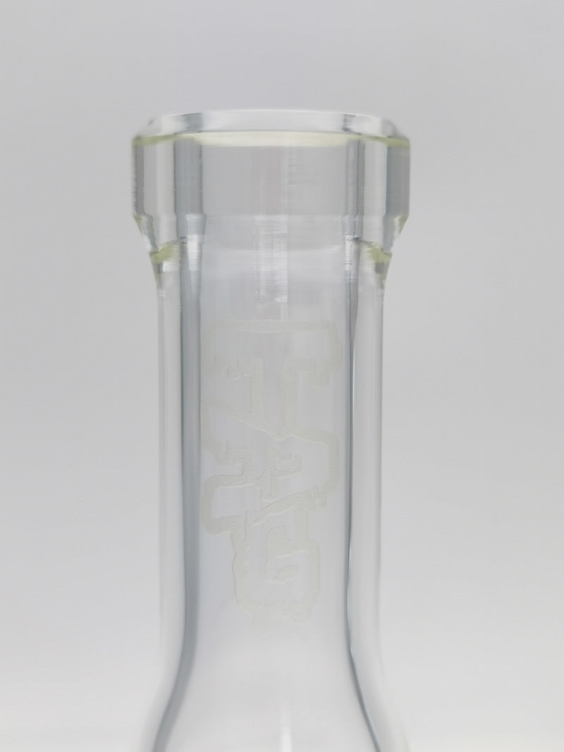TAG - 12" Bubble Bellow UFO Beaker 32x4MM - 18/14MM Downstem (3.25")