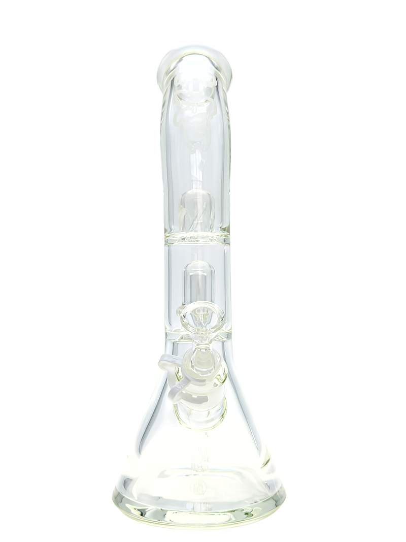 TAG - 14" Bent Neck Super Slit UFO Beaker 50x7MM - 18/14MM Downstem (4.00")