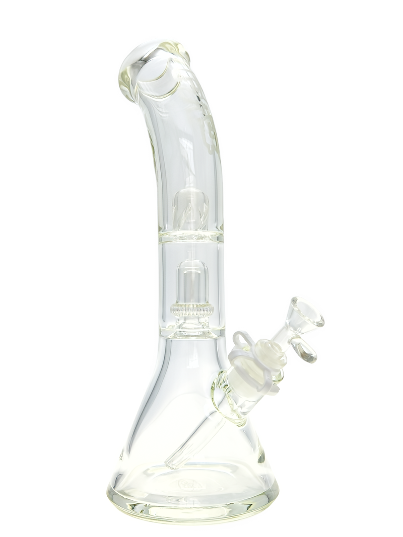 TAG - 14" Bent Neck Super Slit UFO Beaker 50x7MM - 18/14MM Downstem (4.00")