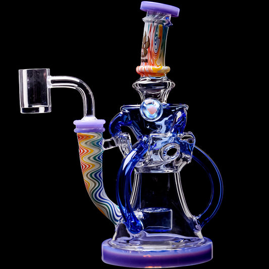 Calibear 8'' Continuum Seed Of Life Perc Recycler Dab Rig