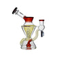 Calibear Hourglass Marble Adorned Recycler Dab Rig